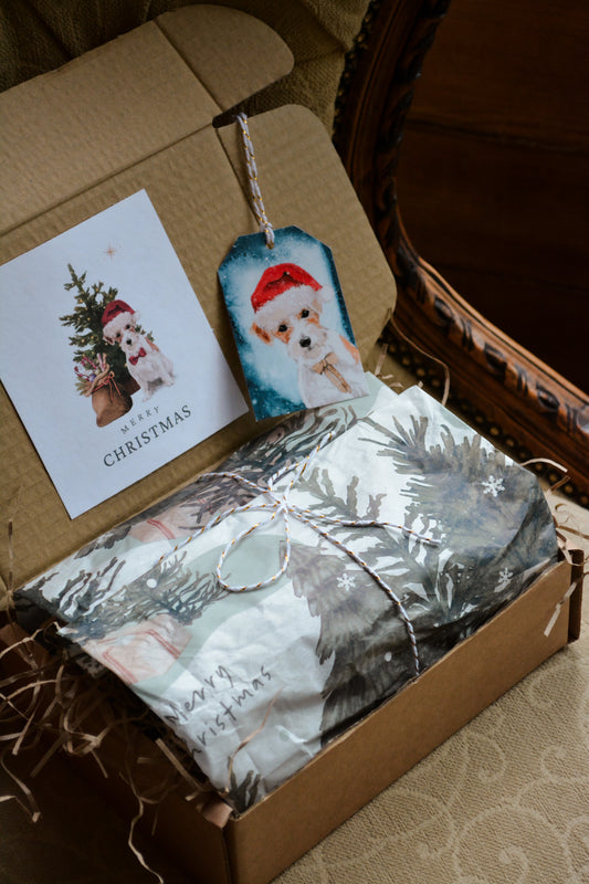 "Deck the Halls" Christmas Gift Box