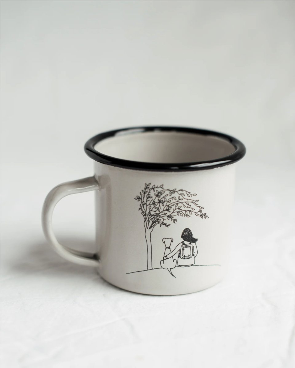 Dog Lovers Enamel Mugs - Calm Dog Games