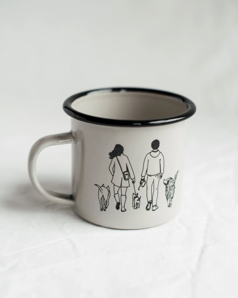 Dog Lovers Enamel Mugs - Calm Dog Games