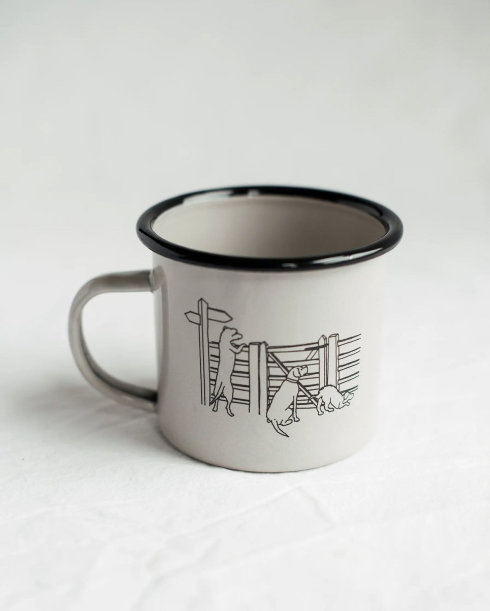 Dog Lovers Enamel Mugs - Calm Dog Games