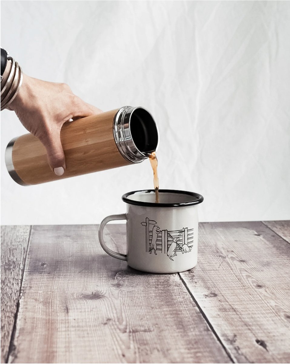 Dog Lovers Enamel Mugs - Calm Dog Games