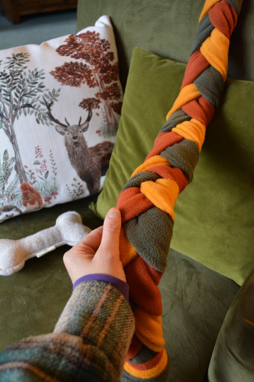 "The Forager’s Plait" – Snuffle Toy Puzzle (X - Large) - Calm Dog Games