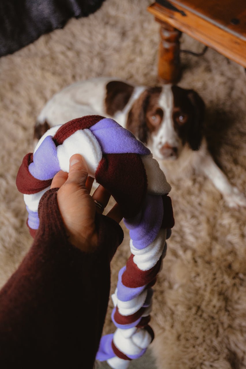 "The Forager’s Plait" – Snuffle Toy Puzzle (X - Large) - Calm Dog Games