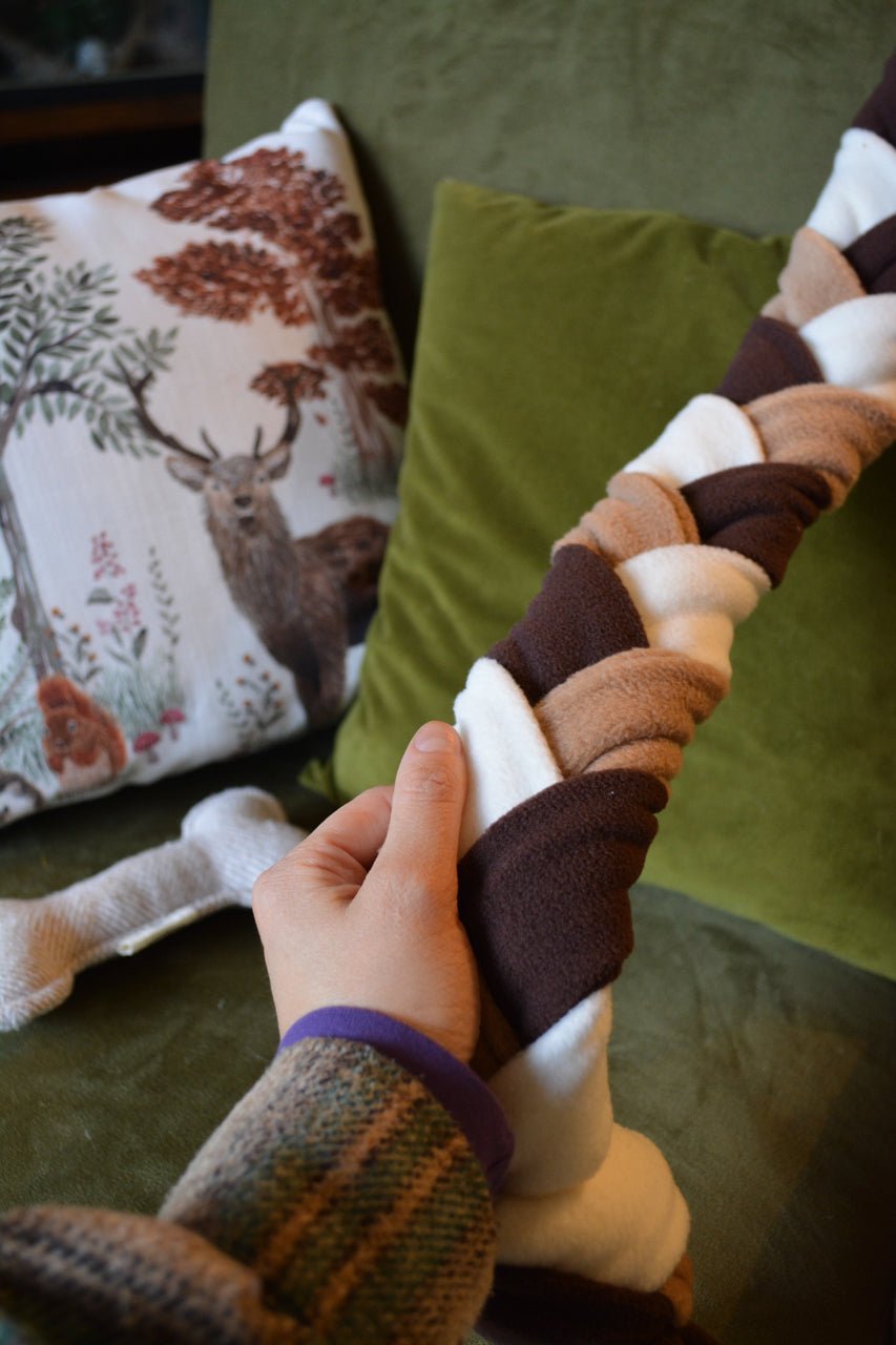 "The Forager’s Plait" – Snuffle Toy Puzzle (X - Large) - Calm Dog Games