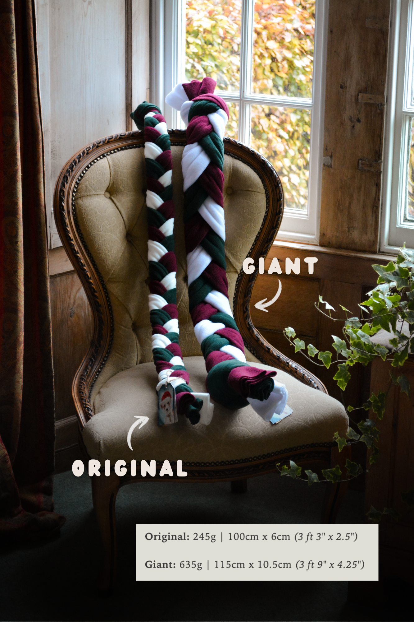 Giant Christmas Enrichment Snuffle Toy