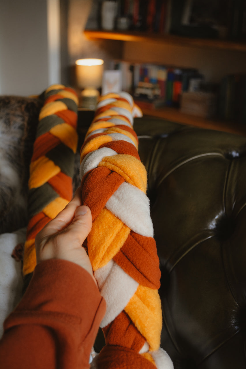 PUMPKIN Forager’s Plait – Snuffle Toy Puzzle Feeder