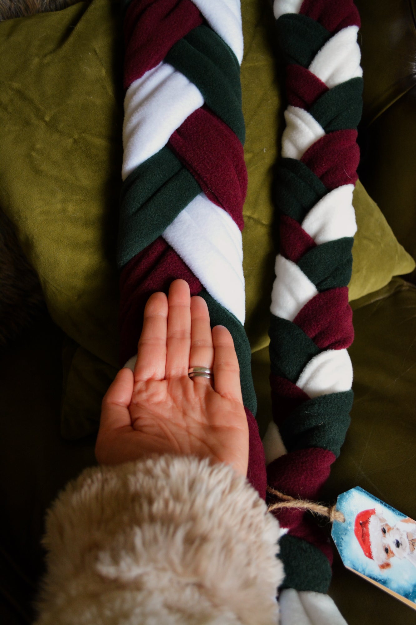 Giant Christmas Enrichment Snuffle Toy