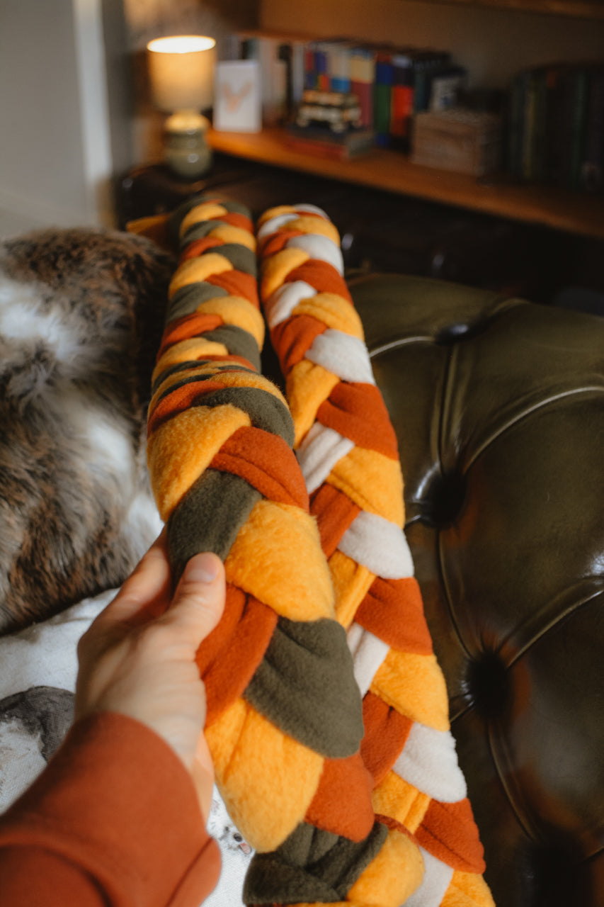 PUMPKIN Forager’s Plait – Snuffle Toy Puzzle Feeder