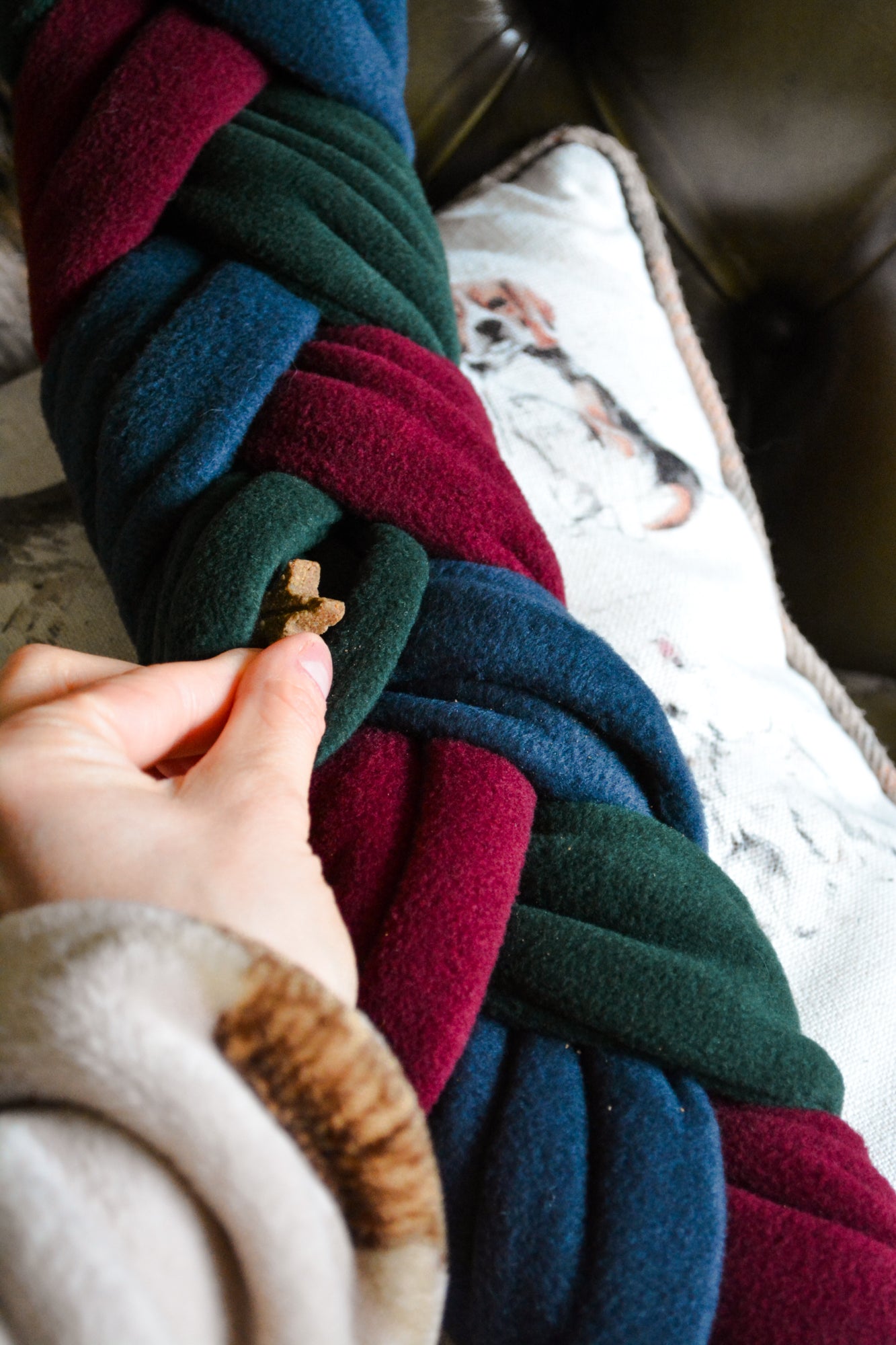 Giant Christmas Enrichment Snuffle Toy