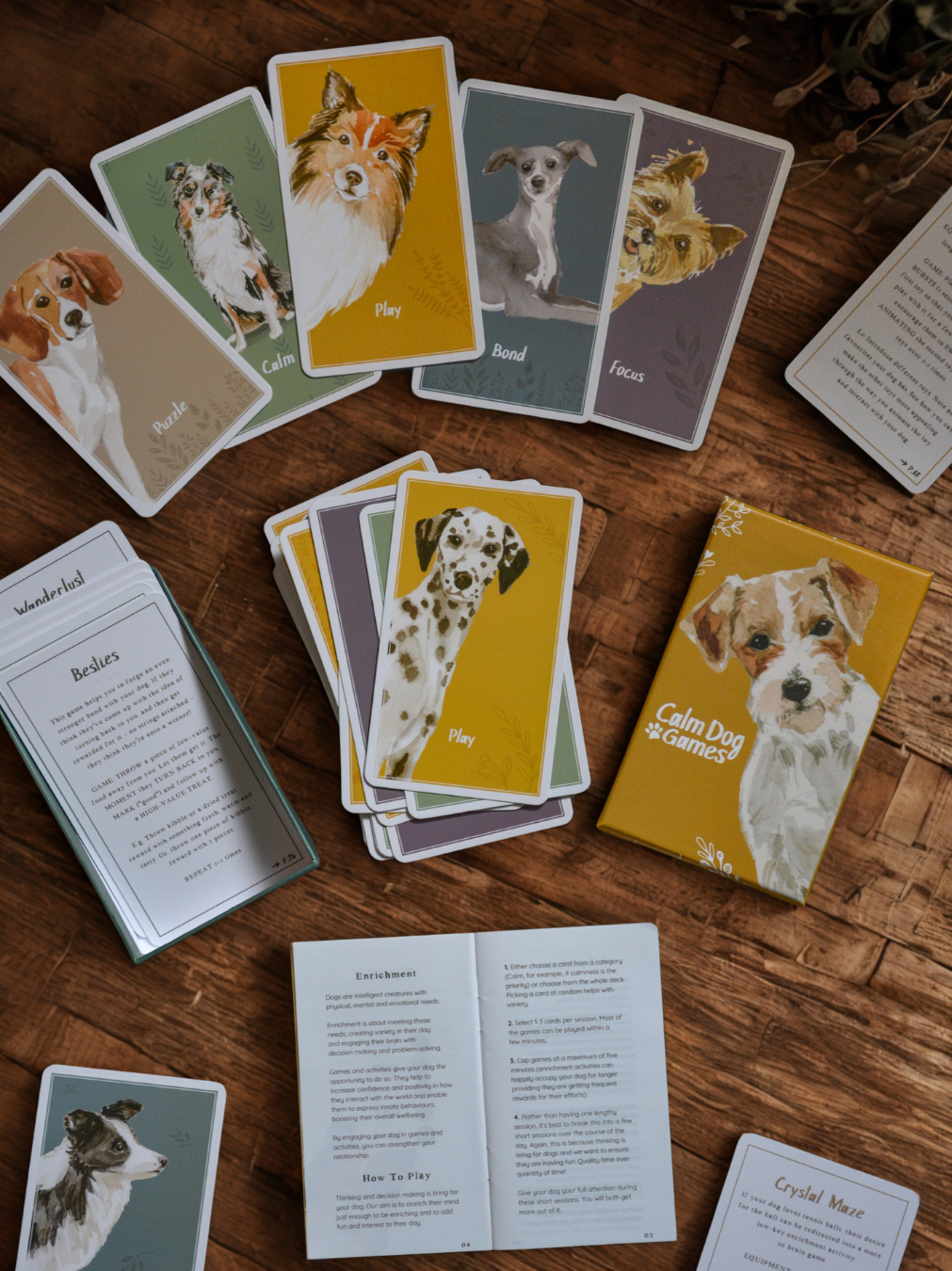Enrichment Deck - Brain Games for Dogs ~ Updated ✨