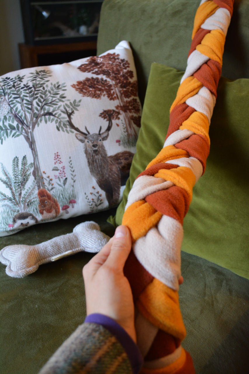 "The Forager’s Plait" – Snuffle Toy Puzzle (X - Large) - Calm Dog Games